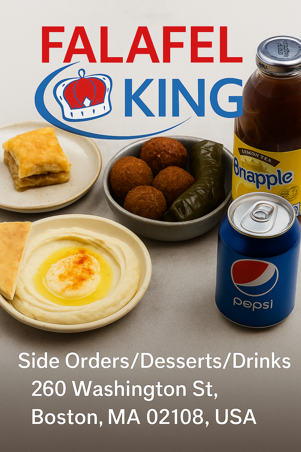  Best Side Orders, Desserts, and Drinks at Falafel King